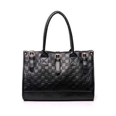 Bolsa de quadriculada.